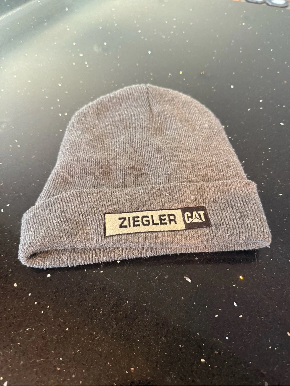 Ziegler CAT Gray Knit Beanie